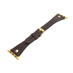 Correa delgada de cuero Sessa para Apple Watch