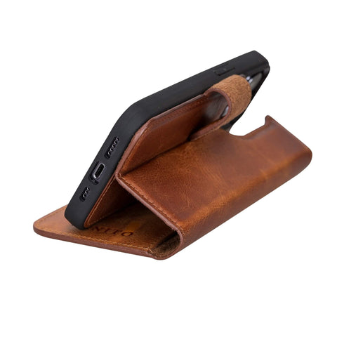 Ravenna RFID Blocking Detachable Leather Wallet Case for iPhone 13 Pro
