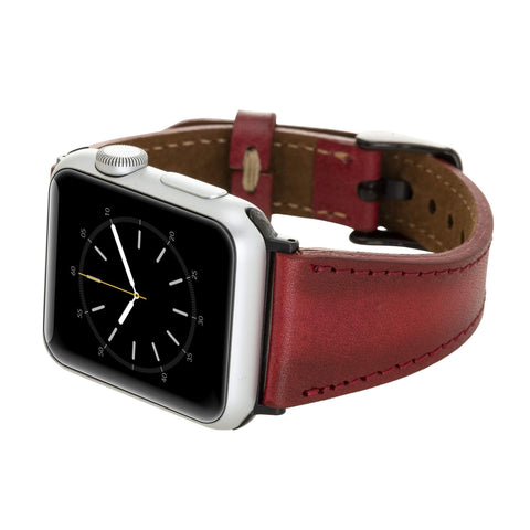 Correa delgada de cuero Messina para Apple Watch