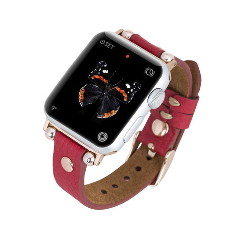 Perugia Leather Slim Band Strap for Apple Watch