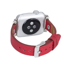 Correa delgada de cuero Perugia para Apple Watch