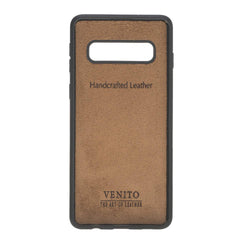 Pisa Snap On Leather Wallet Case with Stand for Samsung Galaxy S10