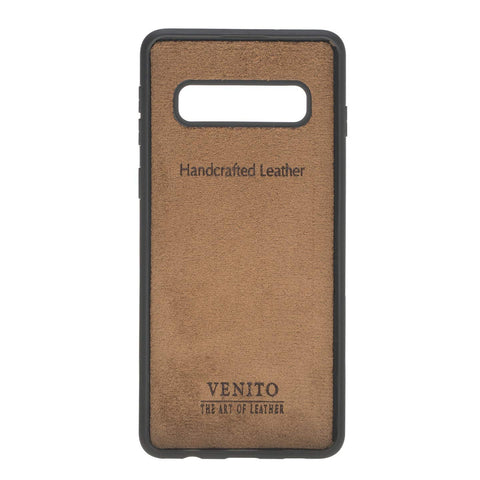 Pisa Snap On Leather Wallet Case with Stand for Samsung Galaxy S10