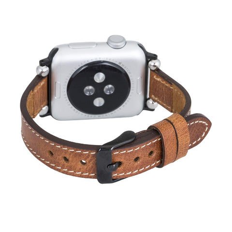 Correa delgada de cuero Foggia para Apple Watch