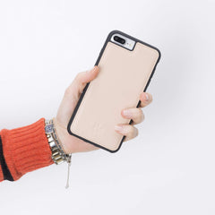 Funda de cuero Lucca Snap On para iPhone 8 Plus