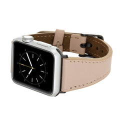 Messina Leather Slim Band Strap for Apple Watch