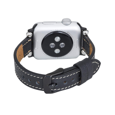 Correa delgada de cuero Foggia para Apple Watch