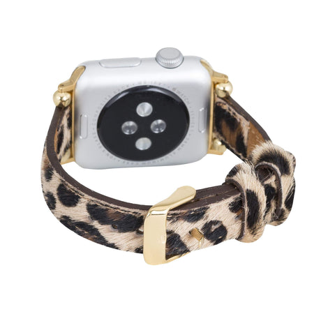 Correa delgada de cuero Foggia para Apple Watch