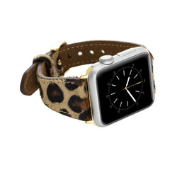 Messina Leather Slim Band Strap for Apple Watch