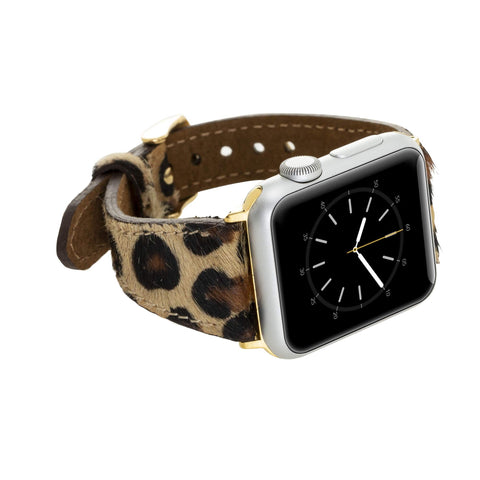 Correa delgada de cuero Messina para Apple Watch
