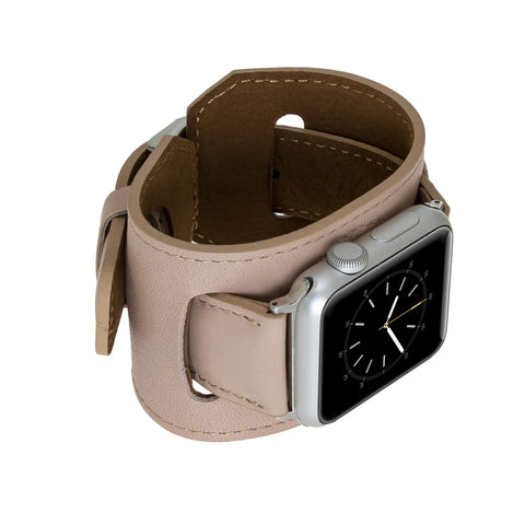 Ancona Leather Cuff Band Strap for Apple Watch