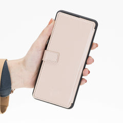 Verona Funda tipo billetera delgada de cuero con bloqueo RFID para Samsung Galaxy S20 Ultra