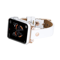 Correa delgada de cuero Perugia para Apple Watch