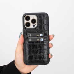 Capri Snap On Leather Wallet Case for iPhone 15 Pro Max