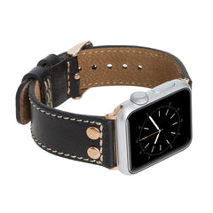 Correa de cuero Como para Apple Watch