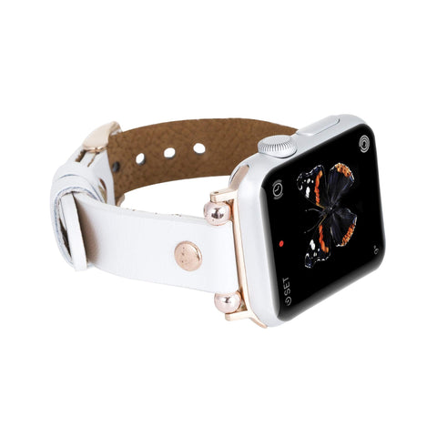 Perugia Leather Slim Band Strap for Apple Watch