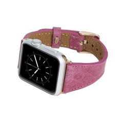 Messina Leather Slim Band Strap for Apple Watch