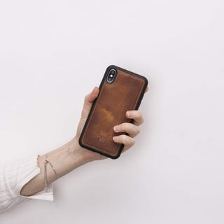 Lucca Snap On Leather Case for iPhone XS Max