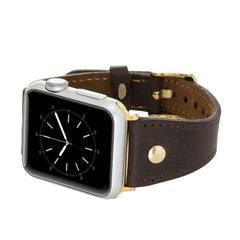 Correa delgada de cuero Sessa para Apple Watch
