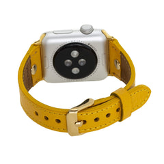 Correa delgada de cuero Sessa para Apple Watch