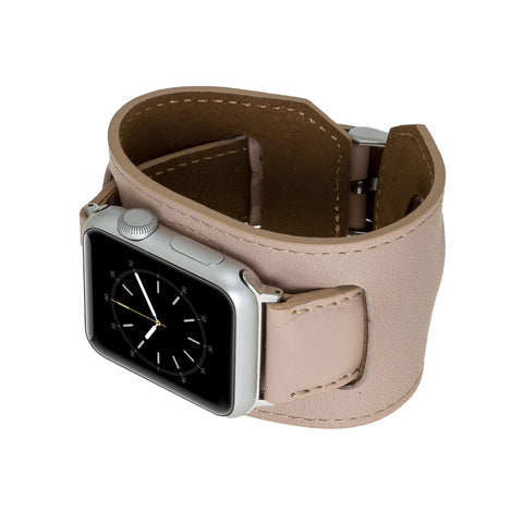 Ancona Leather Cuff Band Strap for Apple Watch