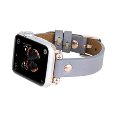 Correa delgada de cuero Perugia para Apple Watch