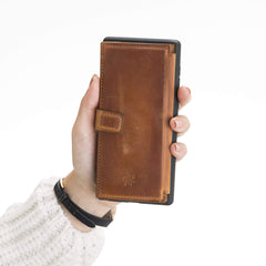 Verona - Funda tipo cartera delgada de piel con bloqueo RFID para Samsung Galaxy Note 10