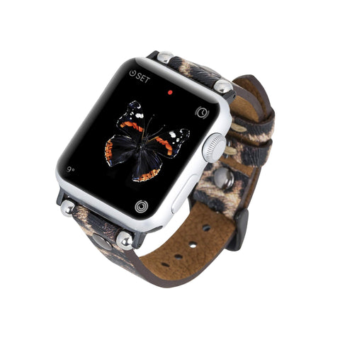 Perugia Leather Slim Band Strap for Apple Watch