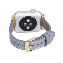 Correa delgada de cuero Foggia para Apple Watch