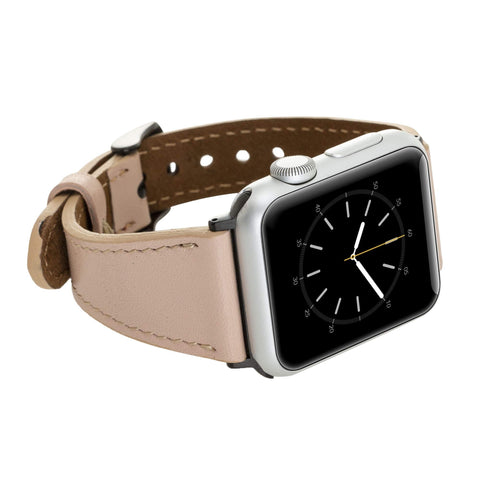 Correa delgada de cuero Messina para Apple Watch