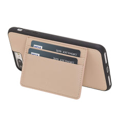 Funda tipo billetera de cuero Pisa Snap On con soporte para iPhone 8 Plus