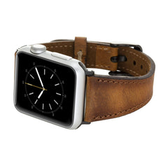 Messina Leather Slim Band Strap for Apple Watch