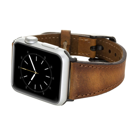 Correa delgada de cuero Messina para Apple Watch