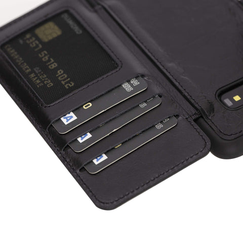 Verona RFID Blocking Leather Slim Wallet Case for Samsung Galaxy S10e