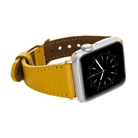 Correa delgada de cuero Messina para Apple Watch