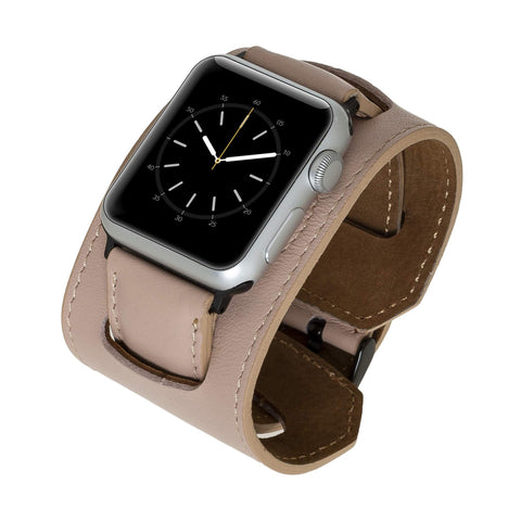 Ancona Leather Cuff Band Strap for Apple Watch