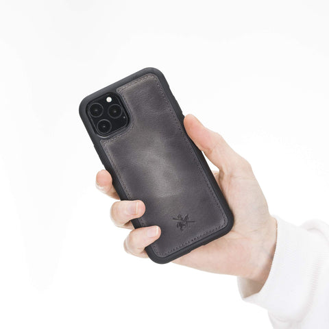 Funda de cuero Lucca Snap On para iPhone 11 Pro