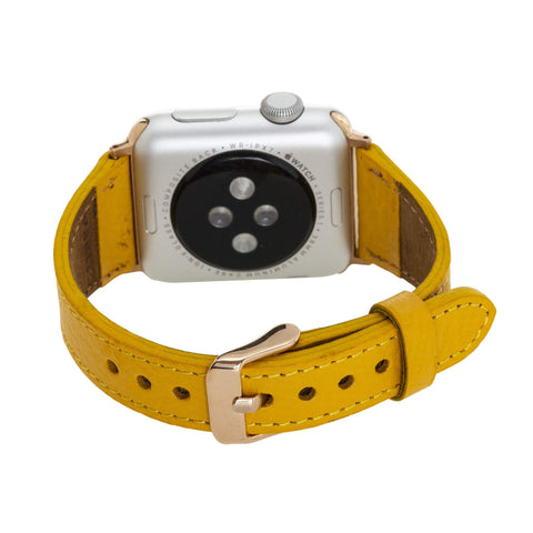 Correa delgada de cuero Messina para Apple Watch