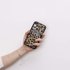 Capri Snap On Leather Wallet Case for iPhone XR