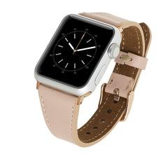 Messina Leather Slim Band Strap for Apple Watch