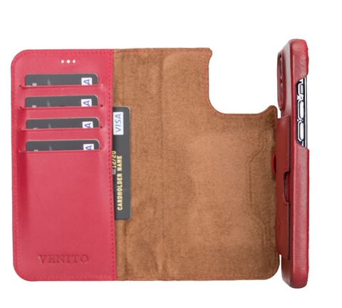 Florence RFID Blocking Leather Wallet Case for iPhone 14 Pro Max