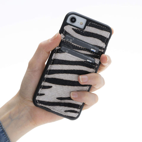 Capri Snap On Leather Wallet Case for iPhone 8