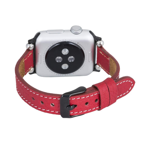 Correa delgada de cuero Foggia para Apple Watch
