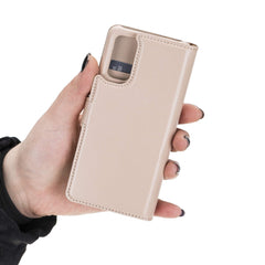 Funda tipo billetera de cuero con bloqueo RFID Florence para Samsung Galaxy S20