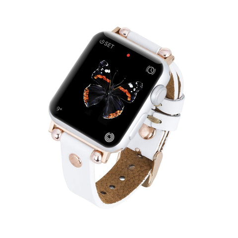 Perugia Leather Slim Band Strap for Apple Watch
