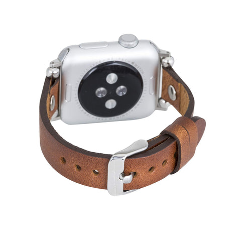 Perugia Leather Slim Band Strap for Apple Watch