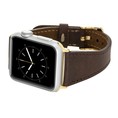 Correa delgada de cuero Messina para Apple Watch