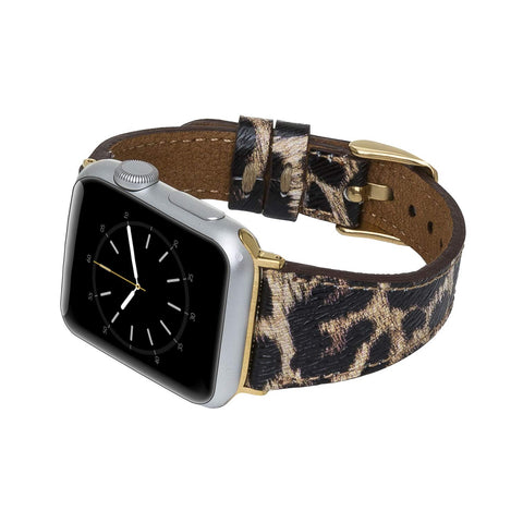 Correa delgada de cuero Messina para Apple Watch