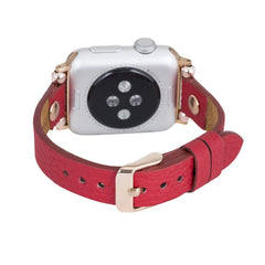 Correa delgada de cuero Perugia para Apple Watch