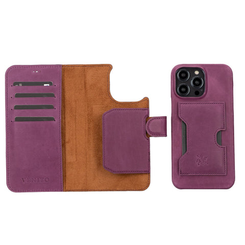 Florence RFID Blocking Leather Wallet Case for iPhone 14 Pro Max